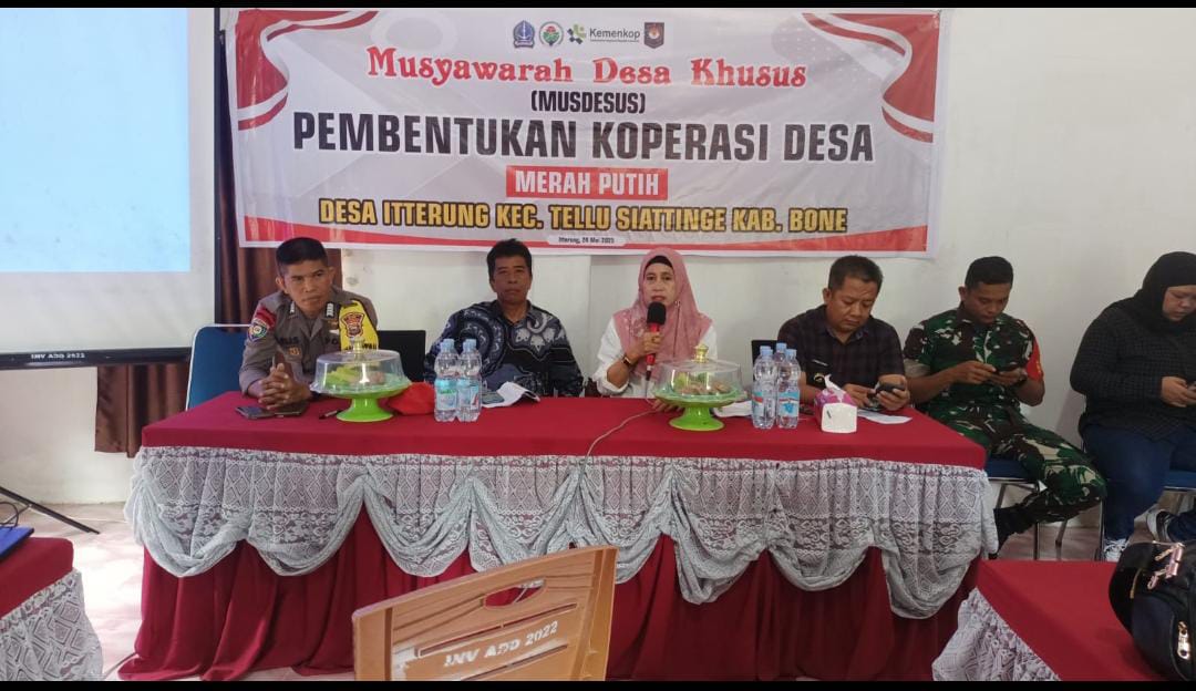 Pembentukan Koprasi Desa Merah Putih Desa Itterung